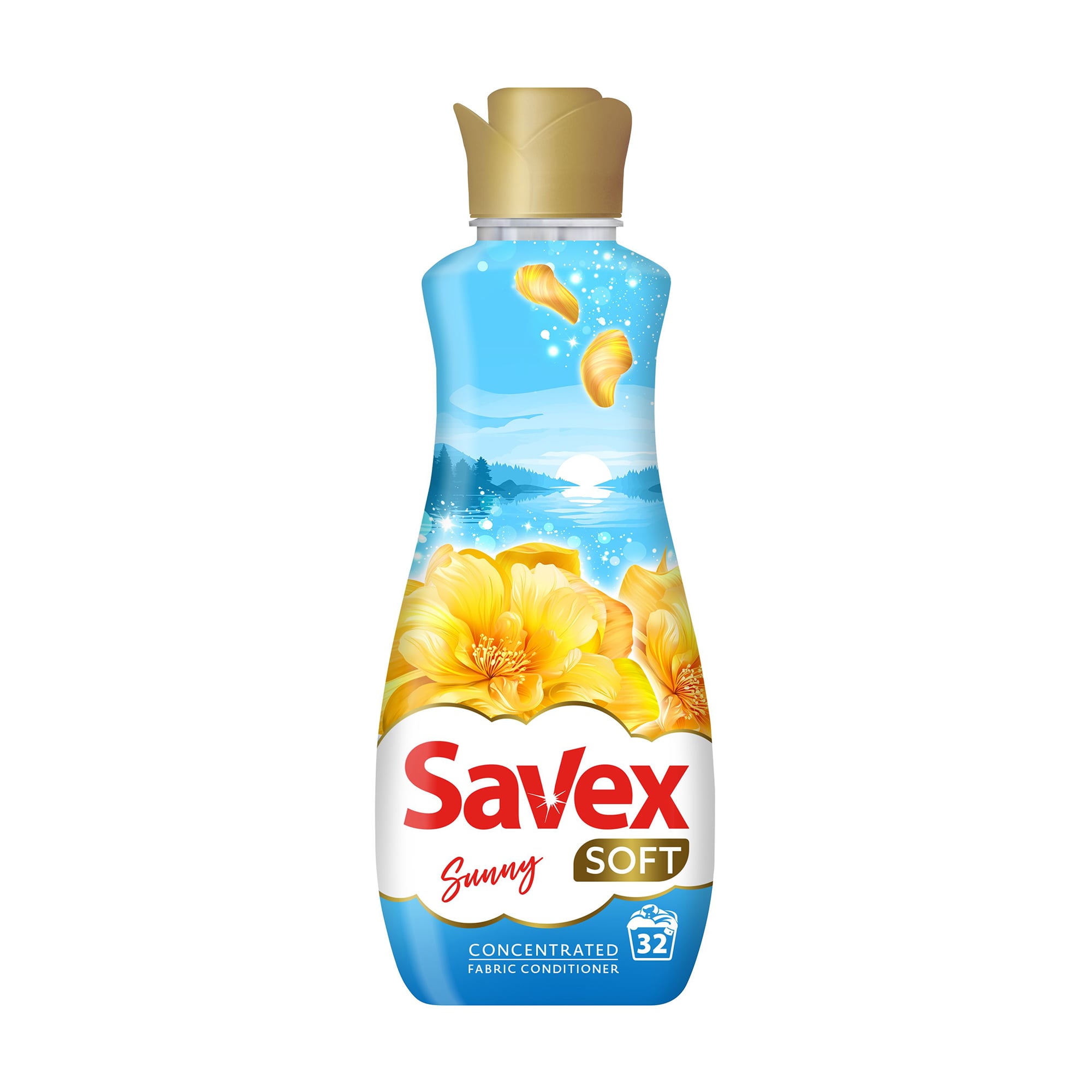 Кондиціонер для тканин Savex Soft Sunny, 32 цикли прання, 800 мл